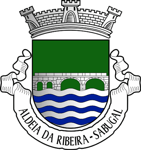 Emblema Bordado Antiga Freguesia de Aldeia da Ribeira (Sabugal, Guarda)