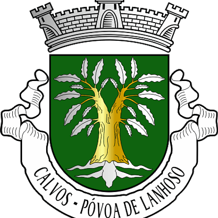 Emblema Bordado Antiga Freguesia de Calvos (Póvoa de Lanhoso, Braga) 1