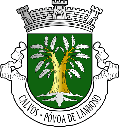 Emblema Bordado Antiga Freguesia de Calvos (Póvoa de Lanhoso, Braga)
