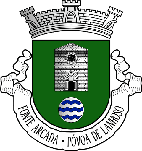Emblema Bordado Antiga Freguesia de Fonte Arcada (Póvoa de Lanhoso, Braga)