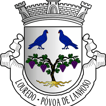 Emblema Bordado Antiga Freguesia de Louredo (Póvoa de Lanhoso, Braga) 1