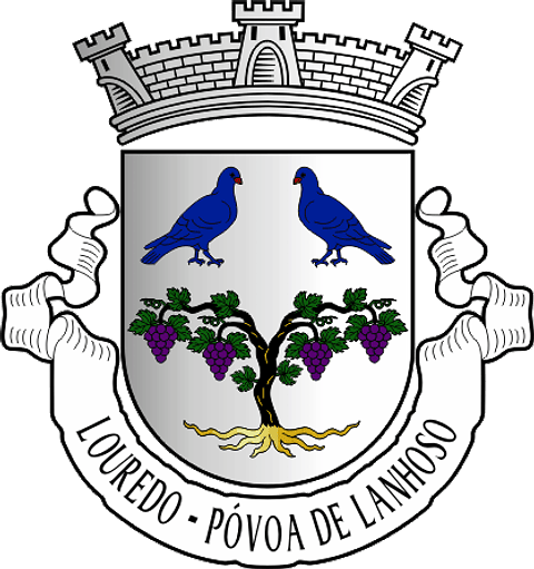 Emblema Bordado Antiga Freguesia de Louredo (Póvoa de Lanhoso, Braga)