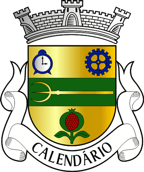 Emblema Bordado Antiga Freguesia de Calendário (Vila Nova de Famalicão, Braga)