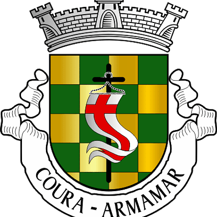Emblema Bordado Antiga Freguesia de Coura (Armamar, Viseu) 1