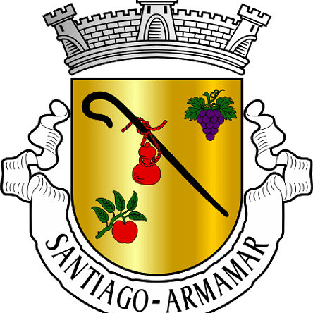 Emblema Bordado Antiga Freguesia de Santiago (Armamar, Viseu) 1
