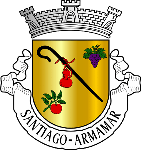 Emblema Bordado Antiga Freguesia de Santiago (Armamar, Viseu)