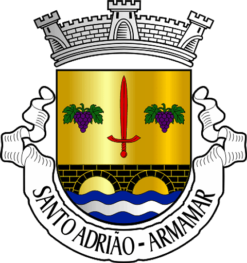 Emblema Bordado Antiga Freguesia de Santo Adrião (Armamar, Viseu)