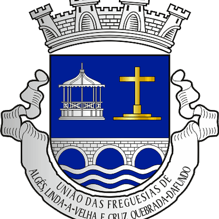 Emblema Bordado Freguesia de Algés, Linda-a-Velha e Cruz Quebrada-Dafundo (Oeiras, Lisboa) 1
