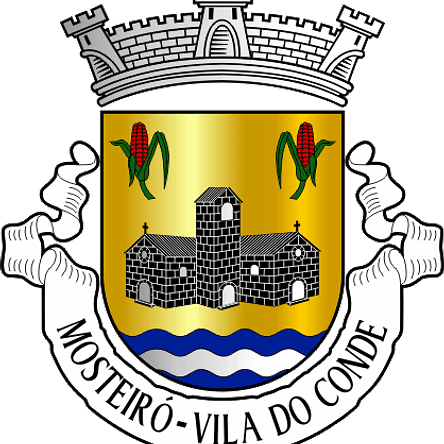 Emblema Bordado Antiga Freguesia de Mosteiró (Vila do Conde, Porto) 1