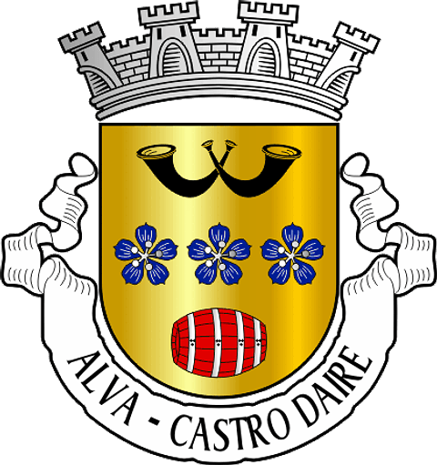 Emblema Bordado Antiga Freguesia de Alva (Castro Daire, Viseu)