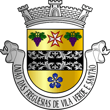 Emblema Bordado Freguesia de Vila Verde e Santão (Felgueiras, Porto) 1