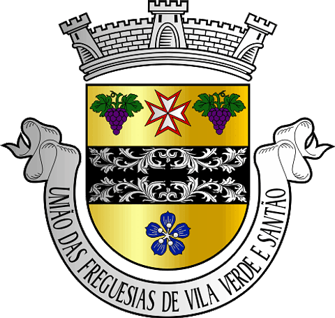 Emblema Bordado Freguesia de Vila Verde e Santão (Felgueiras, Porto)