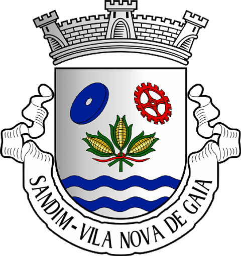 Emblema Bordado Antiga Freguesia de Sandim (Vila Nova de Gaia, Porto)