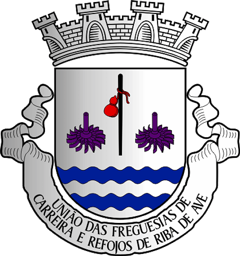Emblema Bordado Freguesia de Carreira e Refojos de Riba de Ave (Santo Tirso, Porto)