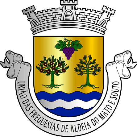 Emblema Bordado Freguesia de Aldeia do Mato e Souto (Abrantes, Santarém) 1