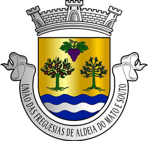 Emblema Bordado Freguesia de Aldeia do Mato e Souto (Abrantes, Santarém)