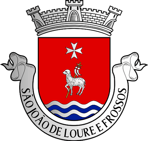 Emblema Bordado Freguesia de São João de Loure e Frossos (Albergaria-a-Velha, Aveiro)