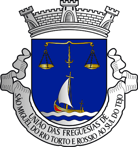 Emblema Bordado Freguesia de São Miguel do Rio Torto e Rossio ao Sul do Tejo (Abrantes, Santarém)