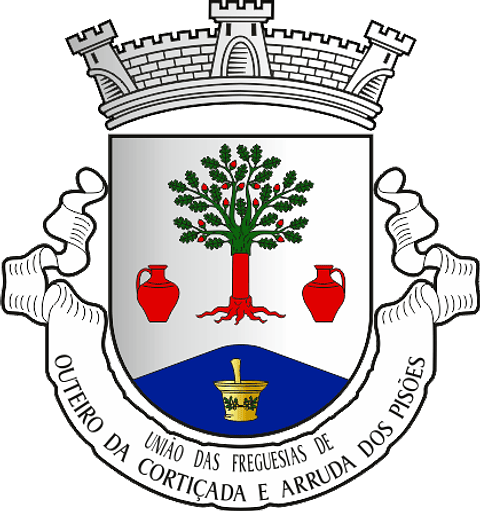 Emblema Bordado Freguesia de Outeiro da Cortiçada e Arruda dos Pisões (Rio Maior, Santarém)