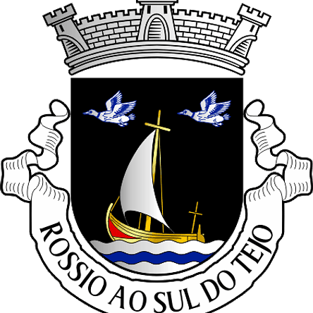 Emblema Bordado Antiga Freguesia de Rossio ao Sul do Tejo (Abrantes, Santarém) 1