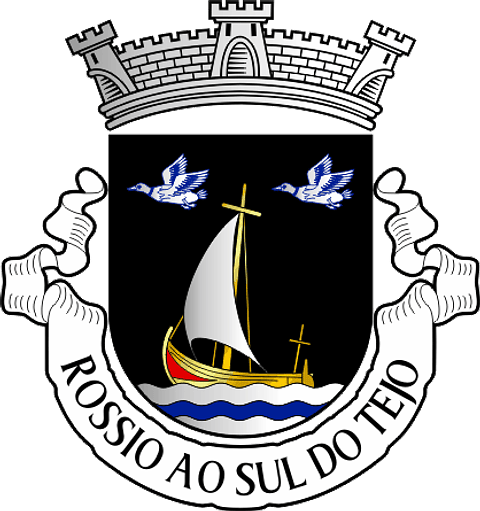 Emblema Bordado Antiga Freguesia de Rossio ao Sul do Tejo (Abrantes, Santarém)