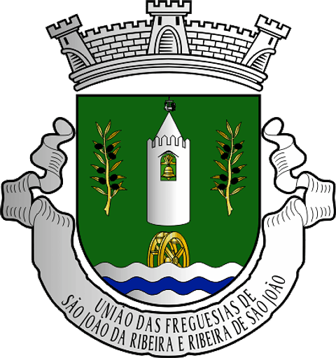 Emblema Bordado Freguesia de São João da Ribeira e Ribeira de São João (Rio Maior, Santarém)