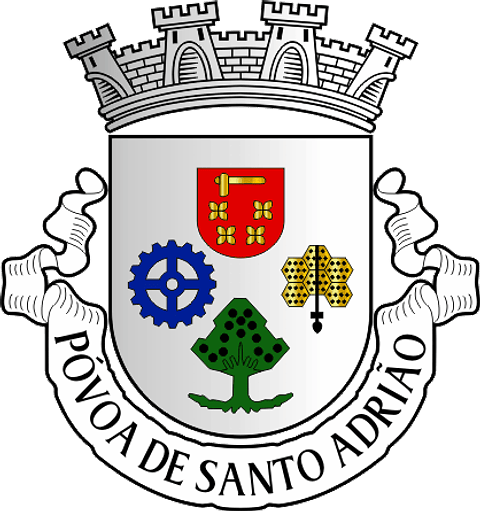 Emblema Bordado Antiga Freguesia de Póvoa de Santo Adrião (Odivelas, Lisboa)