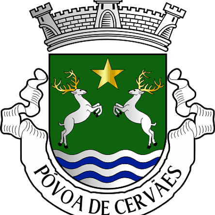 Emblema Bordado Antiga Freguesia de Póvoa de Cervães (Mangualde, Viseu) 1