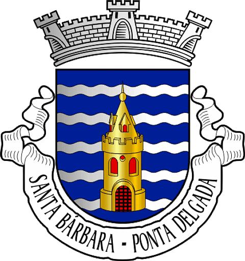 Emblema Bordado Freguesia de Santa Bárbara (Ponta Delgada, Açores)