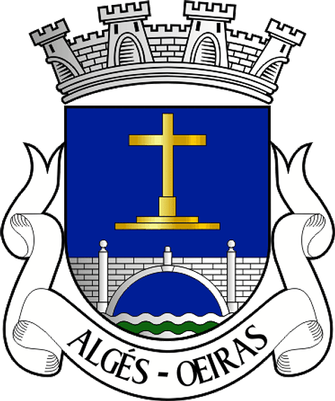 Emblema Bordado Antiga Freguesia de Algés (Oeiras, Lisboa)