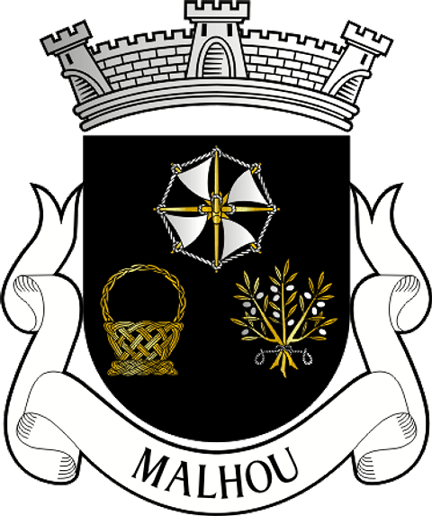 Emblema Bordado Antiga Freguesia de Malhou (Alcanena, Santarém)