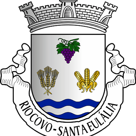 Emblema Bordado Antiga Freguesia de Rio Covo (Santa Eulália) (Barcelos, Braga) 1