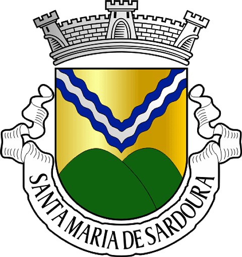 Emblema Bordado Freguesia de Santa Maria de Sardoura (Castelo de Paiva, Aveiro)