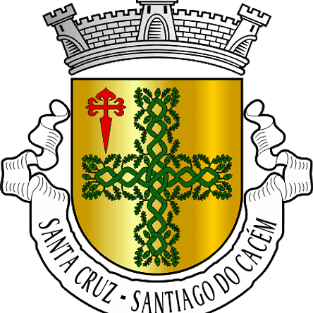 Emblema Bordado Antiga Freguesia de Santa Cruz (Santiago do Cacém, Setúbal) 1