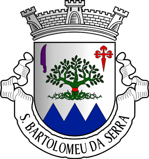 Emblema Bordado Antiga Freguesia de São Bartolomeu da Serra (Santiago do Cacém, Setúbal)