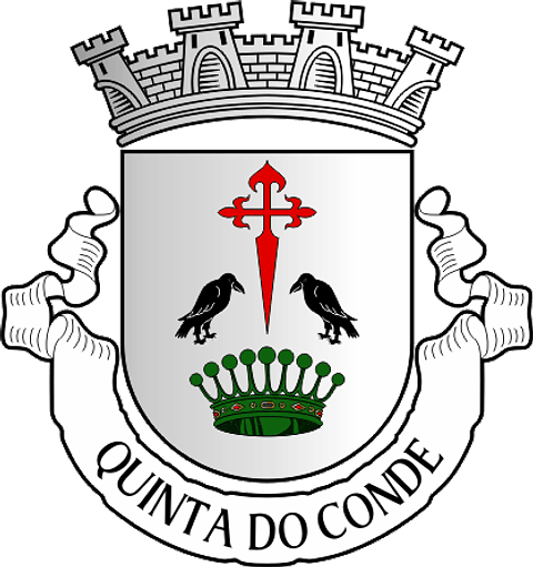 Emblema Bordado Freguesia de Quinta do Conde (Sesimbra, Setúbal)