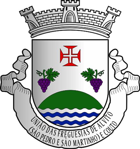 Emblema Bordado Freguesia de Alvito (São Pedro e São Martinho) e Couto (Barcelos, Braga)