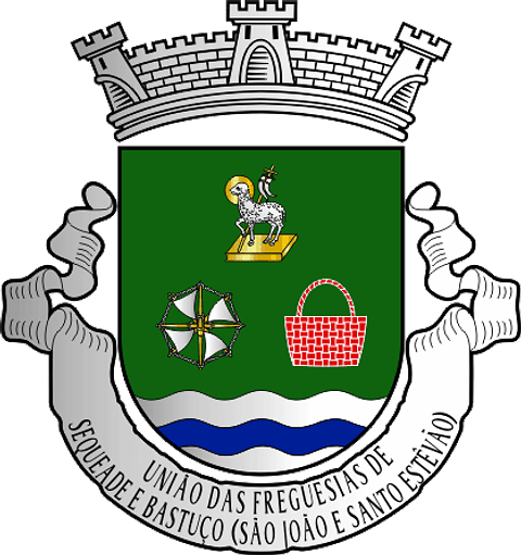 Emblema Bordado Freguesia de Sequeade e Bastuço (São João e Santo Estevão) (Barcelos, Braga)