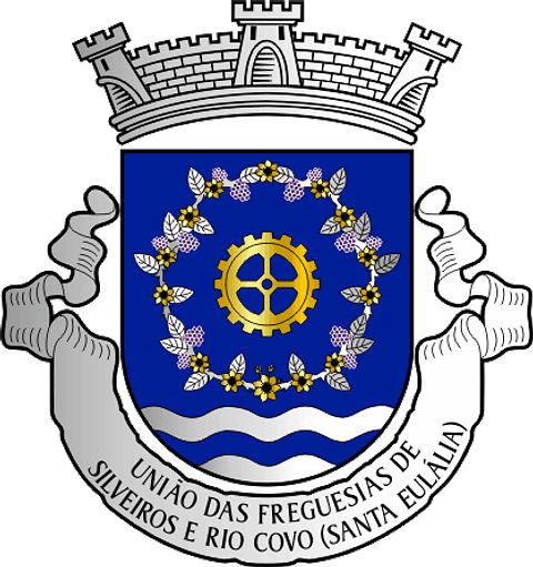 Emblema Bordado Freguesia de Silveiros e Rio Covo (Santa Eulália) (Barcelos, Braga)