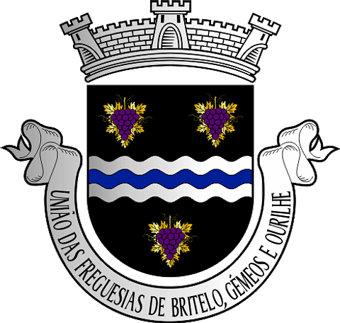 Emblema Bordado Freguesia de Britelo, Gémeos e Ourilhe (Celorico de Basto, Braga)