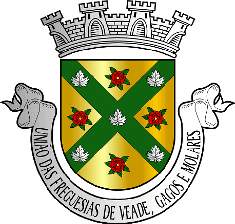 Emblema Bordado Freguesia de Veade, Gagos e Molares (Celorico de Basto, Braga)