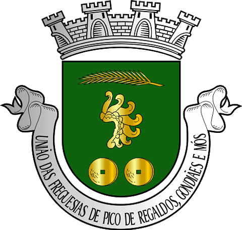 Emblema Bordado Freguesia de Pico de Regalados, Gondiães e Mós (Vila Verde, Braga)