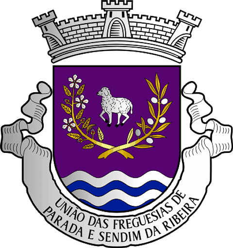 Emblema Bordado Freguesia de Parada e Sendim da Ribeira (Alfândega da Fé, Bragança)