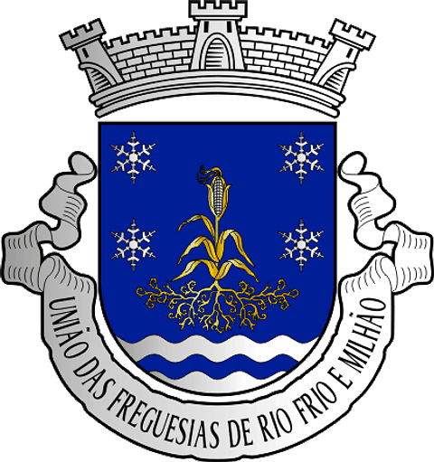 Emblema Bordado Freguesia de Rio Frio e Milhão (Bragança, Bragança)