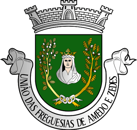 Emblema Bordado Freguesia de Amedo e Zedes (Carrazeda de Ansiães, Bragança)