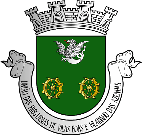 Emblema Bordado Freguesia de Vilas Boas e Vilarinho das Azenhas (Vila Flor, Bragança)