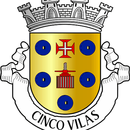 Emblema Bordado Antiga Freguesia de Cinco Vilas (Figueira de Castelo Rodrigo, Guarda) 1