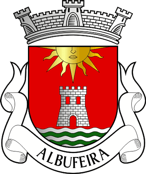 Emblema Bordado Antiga Freguesia de Albufeira (Albufeira, Faro)