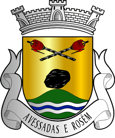 Emblema Bordado Freguesia de Avessadas e Rosém (Marco de Canaveses, Porto)