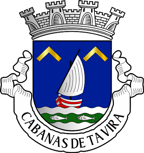 Emblema Bordado Antiga Freguesia de Cabanas de Tavira (Tavira, Faro)